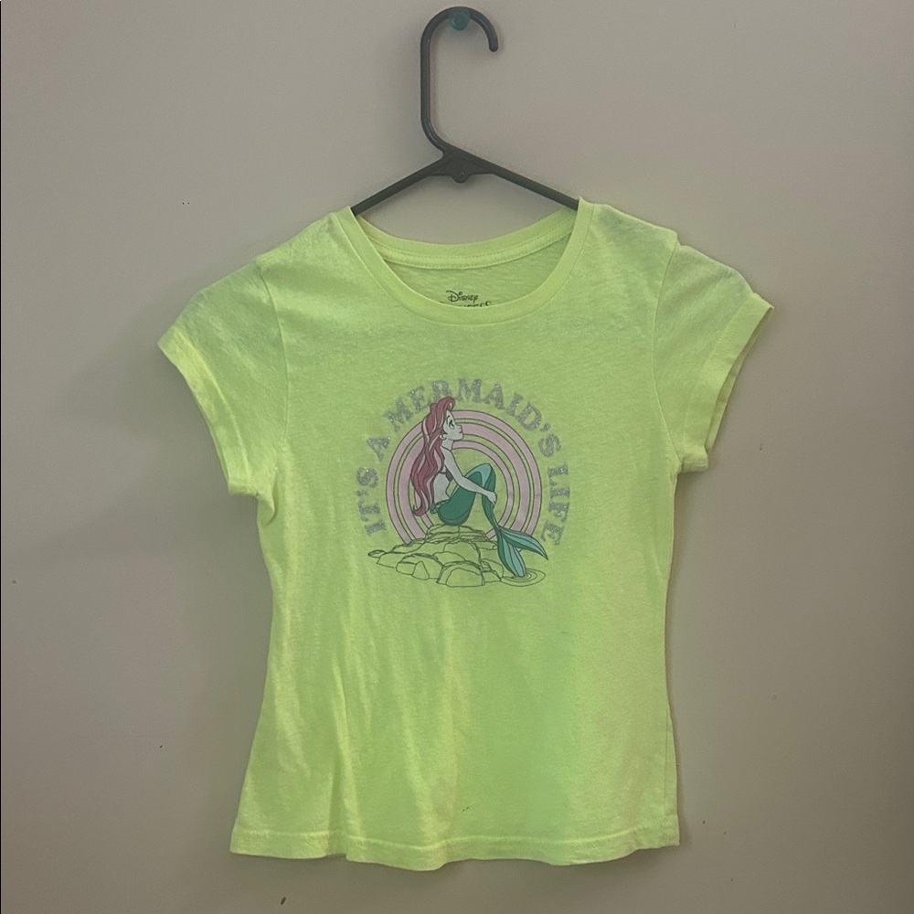 Disney Green Graphic Tee Short Sleeve